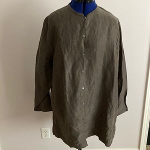 🌼NWT EILEEN FISHER Blouse/Tunic Button Front Shirt Jacket